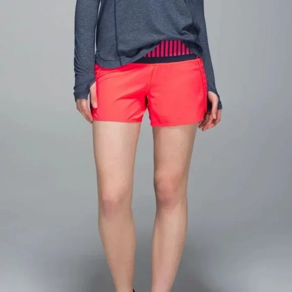 Lululemon Run Times Short | Electric Coral